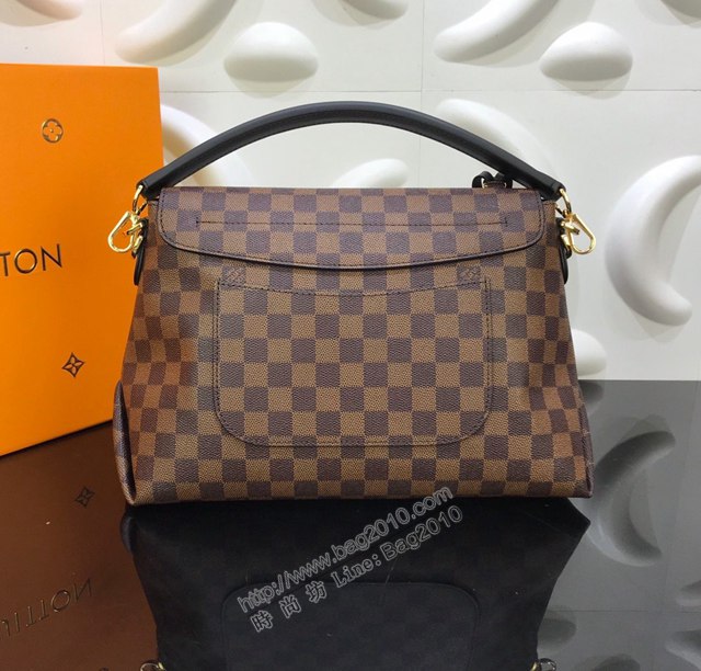 LV專櫃新款女包 路易威登Beaubourg手袋 M40177 Damier Ebene帆布 LV棋盤格手提女包  ydh4350